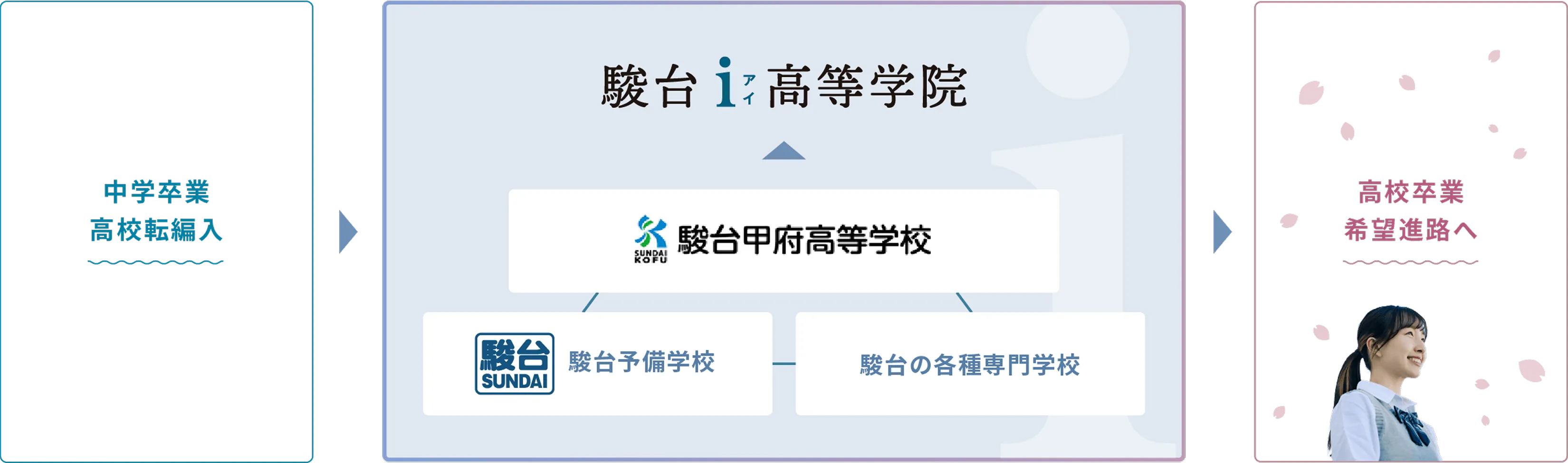 入学の流れの図
